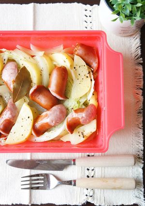 ポークソーセージの煮込み風-レシピのメイン写真