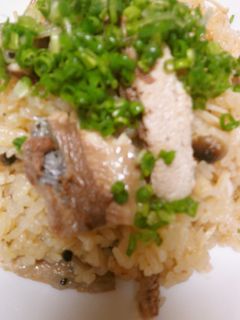 秋刀魚ときのこの炊き込みご飯-レシピのメイン写真