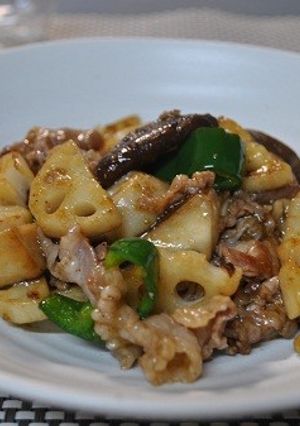 豚肉とレンコンの柚子胡椒炒め-レシピのメイン写真