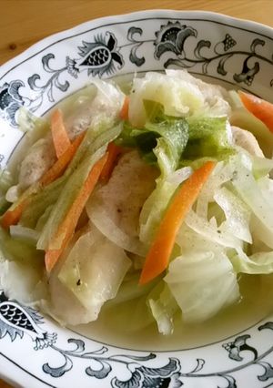 鶏肉とキャベツのスープ煮-レシピのメイン写真