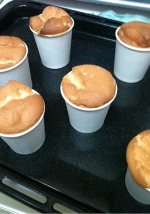 手土産に♪紙コップシフォンケーキ-レシピのメイン写真