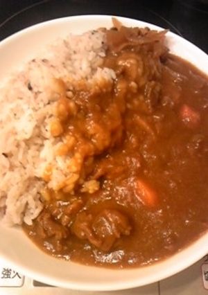 十六穀ごはんでカレーライス-レシピのメイン写真