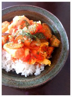簡単!!トマトとナスのイタリアン丼-レシピのメイン写真