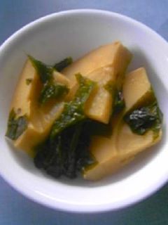 たけのことわかめの煮物-レシピのメイン写真
