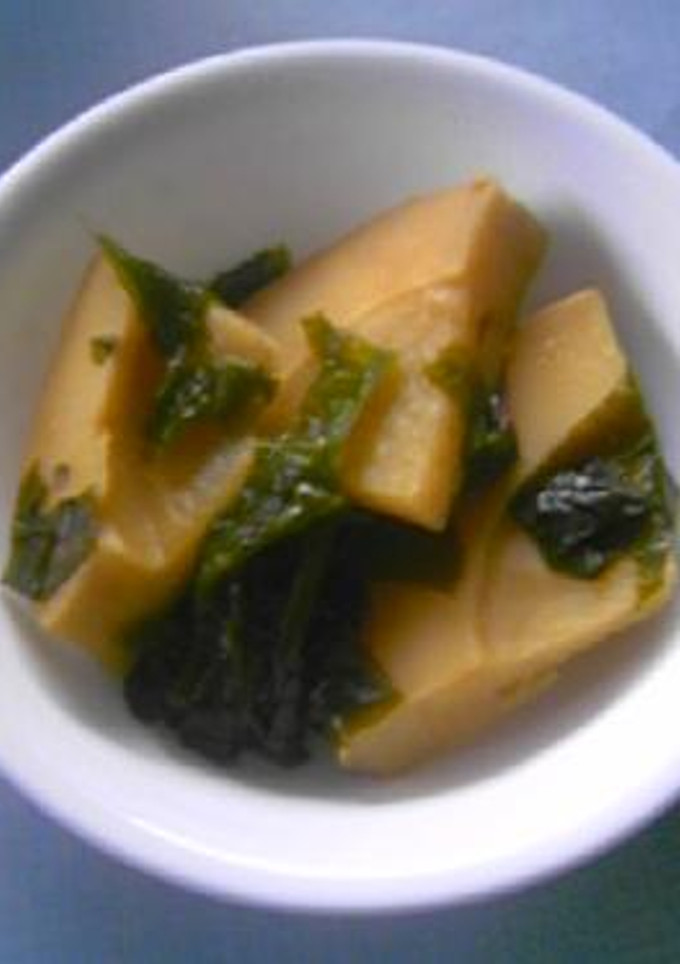 たけのことわかめの煮物-レシピのメイン写真