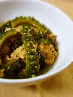 ゴーヤと豆腐の炒り煮-レシピのメイン写真