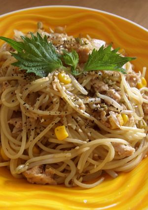 ツナとコーンの和風パスタ-レシピのメイン写真