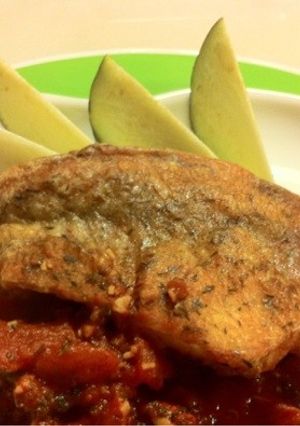 揚げ魚のリヴォルノソース風味-レシピのメイン写真