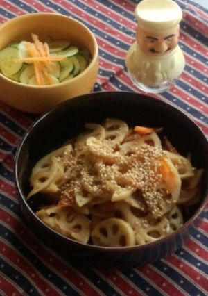 レンコンキンピラ(´・ω・`)bサクサク-レシピのメイン写真