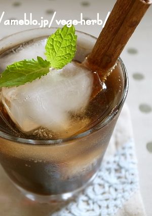 シナモンしゅわ~♪バルサミコ酢ドリンク-レシピのメイン写真