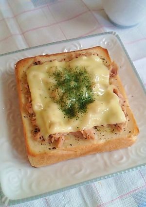 マヨ無し！簡単ツナチーズトースト-レシピのメイン写真