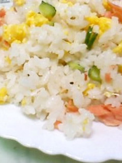 鮭ときゅうりと卵のまぜご飯-レシピのメイン写真
