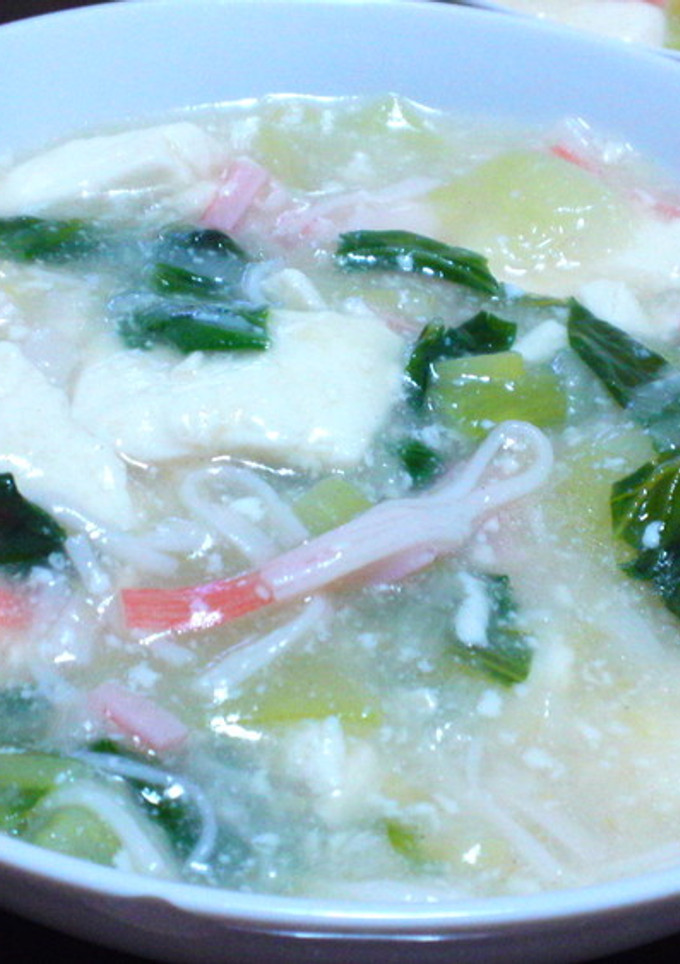 豆腐とかにかまのとろみ煮-レシピのメイン写真