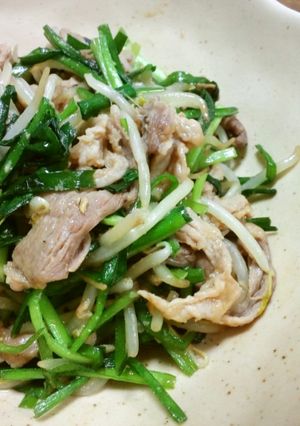 ご飯がすすむニラ豚-レシピのメイン写真