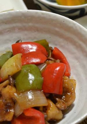 鶏肉と野菜の甘酢あんをポン酢で簡単に-レシピのメイン写真