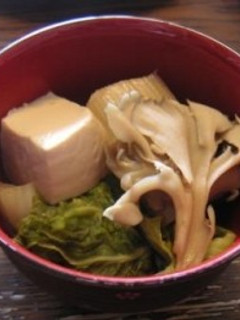 豆腐ときのこの煮物-レシピのメイン写真