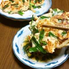 ニラとミンチのうどん焼き-レシピのメイン写真