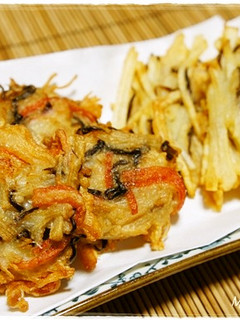 えのき茸のかき揚げ-レシピのメイン写真
