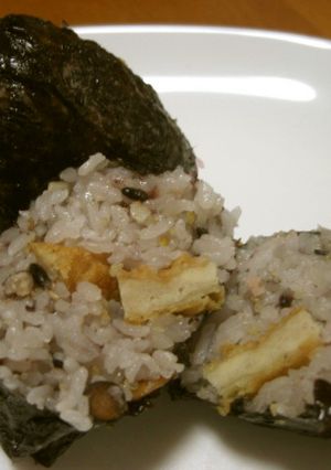 から揚げ入り十六穀ごはん-レシピのメイン写真