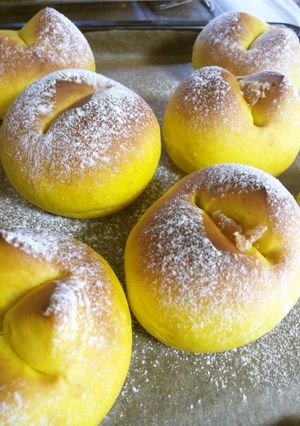 久能葉しょうが糖のカボチャパン-レシピのメイン写真