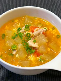 冬瓜とトマトのスープ-レシピのメイン写真