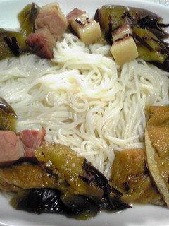 なすとあげの塩昆布和え素麺-レシピのメイン写真