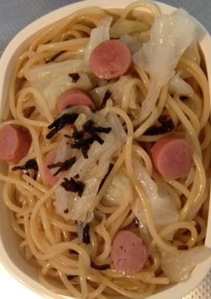塩こんぶとキャベツで簡単パスタ-レシピのメイン写真