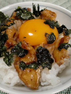 節約レシピの鶏皮丼!-レシピのメイン写真