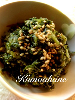 大根菜の味噌炒め(よごし)-レシピのメイン写真