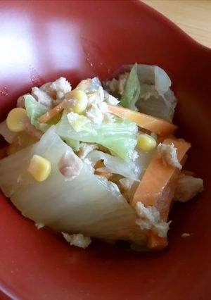 白菜とツナコーンのサラダ-レシピのメイン写真