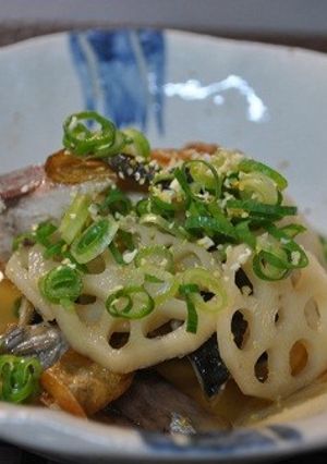 焼き鯖とレンコンの酢の物-レシピのメイン写真