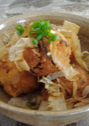 ヘルシーな塩昆布と豆腐づくし揚げ-レシピのメイン写真