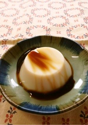 簡単すぎ！黒蜜豆乳プリン-レシピのメイン写真