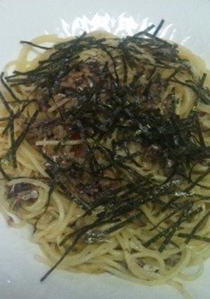 オイルサーディンのスパゲティ-レシピのメイン写真