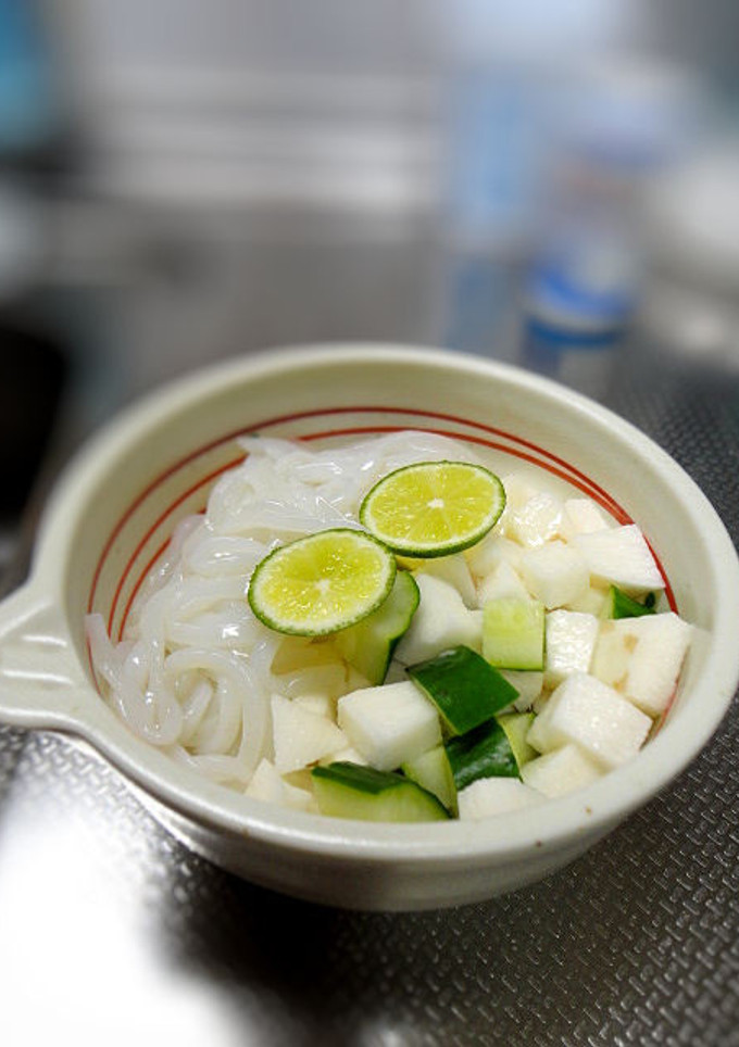 イカそうめんと長芋の和え物-レシピのメイン写真