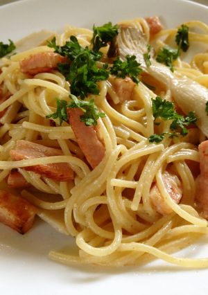 ブルサンとベーコンとエリンギのパスタ-レシピのメイン写真