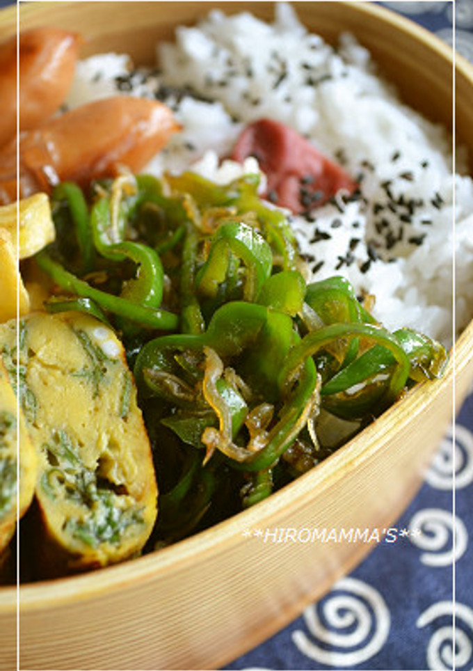 ご飯がススム☆ピーマンのじゃこ炒め-レシピのメイン写真