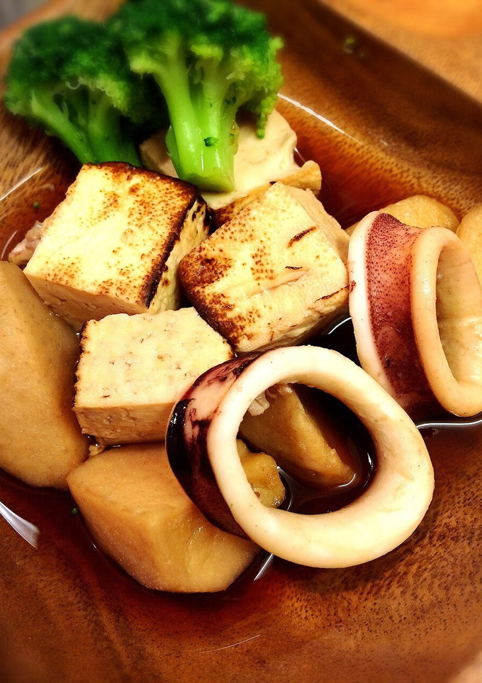 イカと焼き豆腐の煮物。-レシピのメイン写真