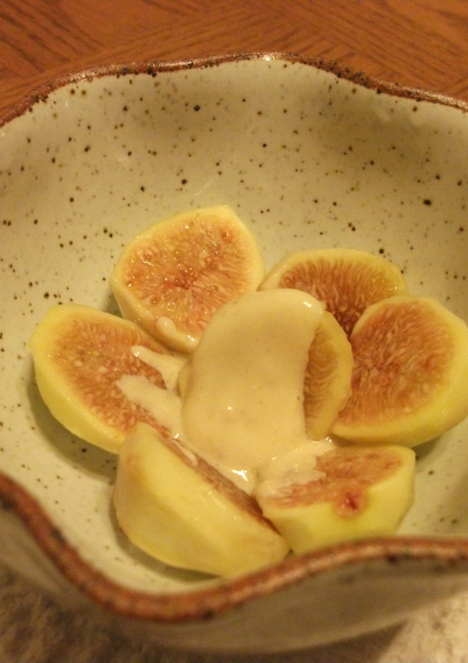 無花果のごまソースかけ-レシピのメイン写真