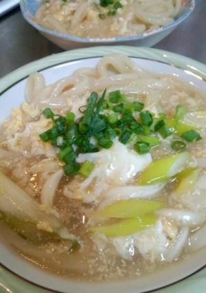 タラコと卵のふわふわねぎうどん。-レシピのメイン写真