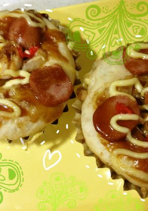 *もっちもち*お好み焼きパン-レシピのメイン写真