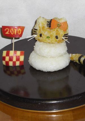 キャラ弁・干支キティ-レシピのメイン写真