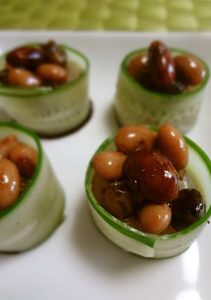 ホタテのカルパッチョの豆づくし-レシピのメイン写真