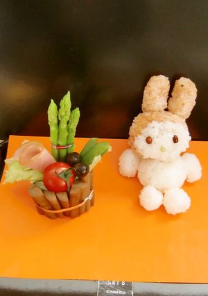 キャラ弁・干支うさぎ-レシピのメイン写真