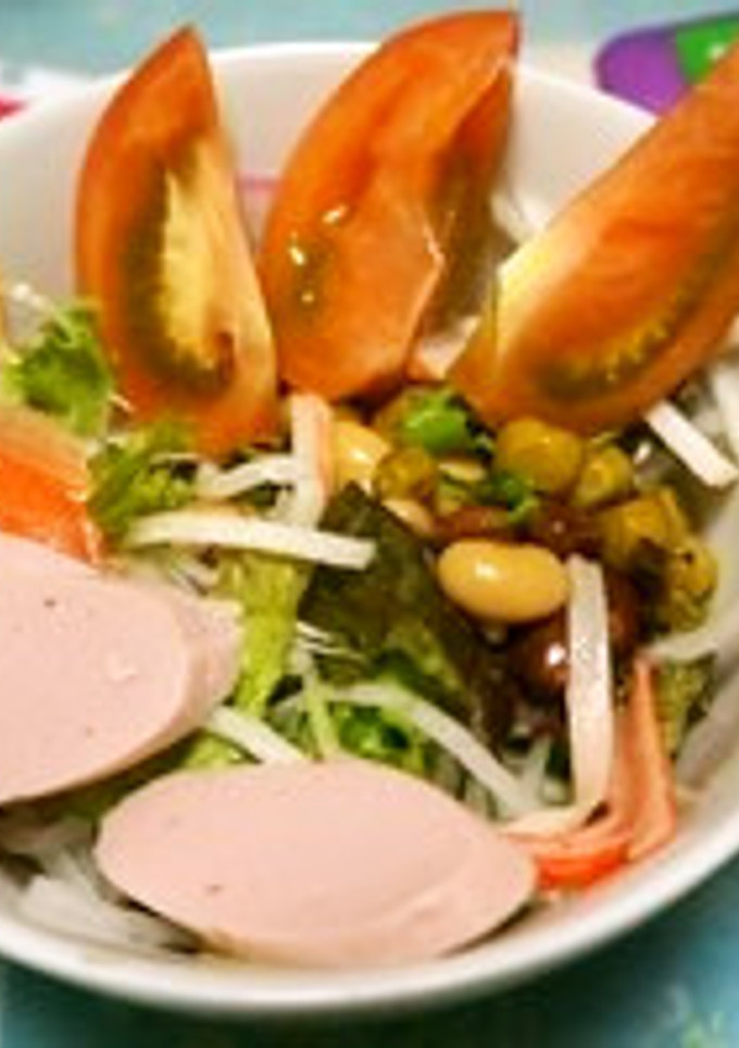 海鮮と豆の和風サラダ-レシピのメイン写真