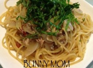 鯖水煮缶と玉ねぎの和風パスタ-レシピのメイン写真