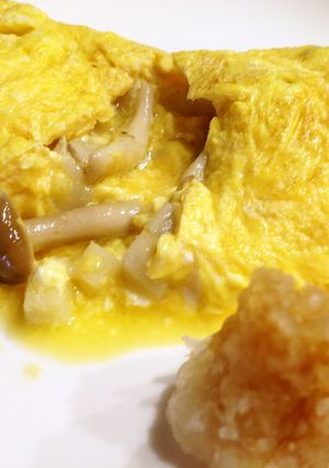 バター好きのための♪秋の和風オムレツ-レシピのメイン写真