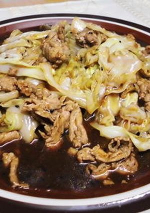 豚肉とキャベツのウスターソース炒め-レシピのメイン写真