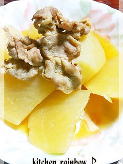 生姜風味であっさり味☆大根と豚肉の煮物-レシピのメイン写真