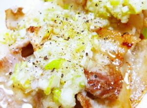 ねぎ塩だれでさっぱり！豚ばら薄切り焼き肉-レシピのメイン写真